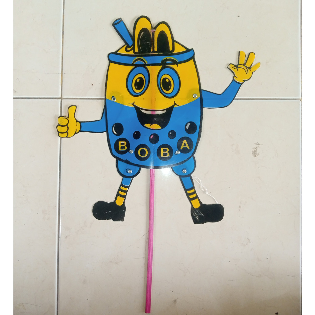 grosir wayang upin ipin isi 10 pcs / grosir wayang karakter isi 10 pcs / grosir wayang spongebob