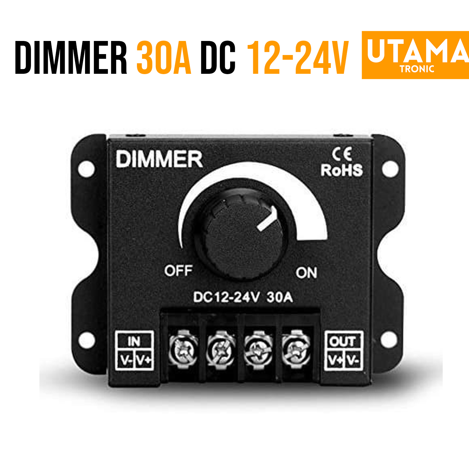 Controller Dimmer 30A DC 12-24V