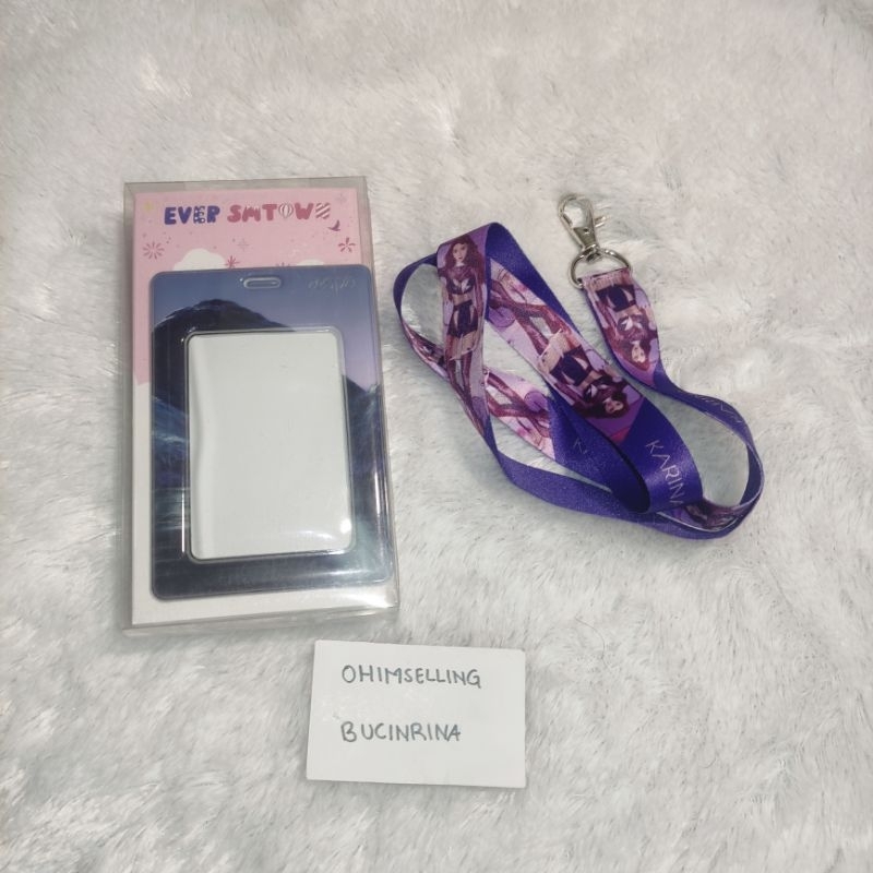 lanyard + card holder Karina MD everland aespa