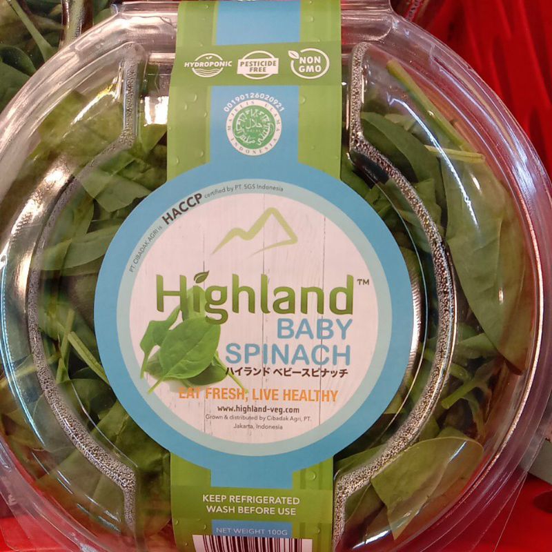 

HIGHLAND BABY SPINACH 100 GR