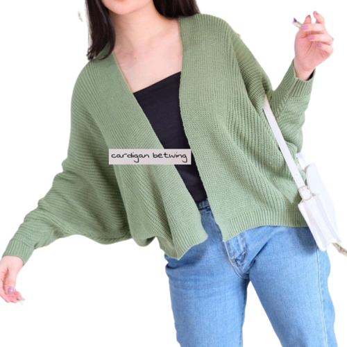 Cardigan Rajut Batwing/kardigan kalong wanita over size