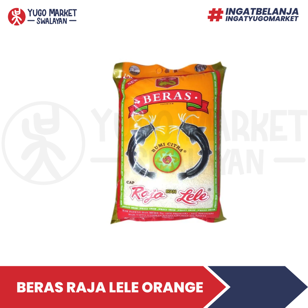 BERAS RAJA LELE / RAJA LELE ORANGE / RAJA LELE 5KG / RAJA LELE 10KG