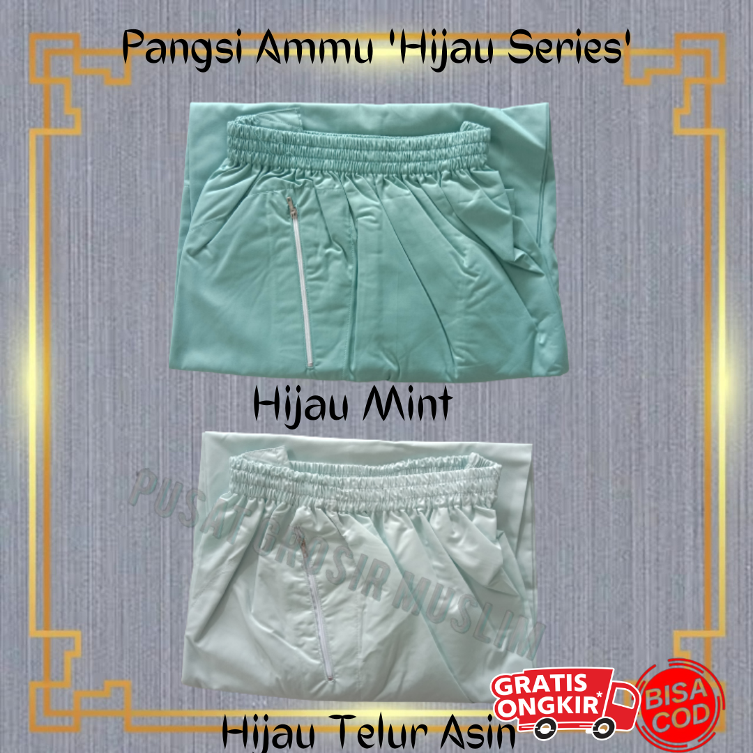 Promo Celana Pangsi By Ammu Dewasa Hijau Series Celana Pangsi Sirwal