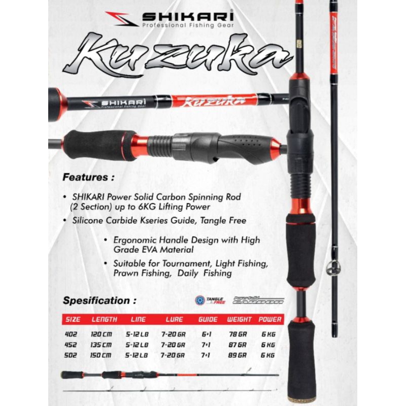 JORAN PANCING SHIKARI KUZUKA 502 SOLID CARBON