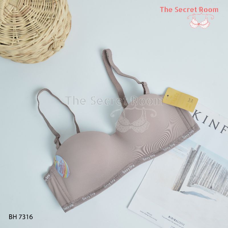 TALLY BRA BH 7316 I CUP B KECIL | SIZE 34 - 38 I BUSA TIPIS I ADA KAWAT I KAIT 3 I BAHAN SEMI SEAMLESS