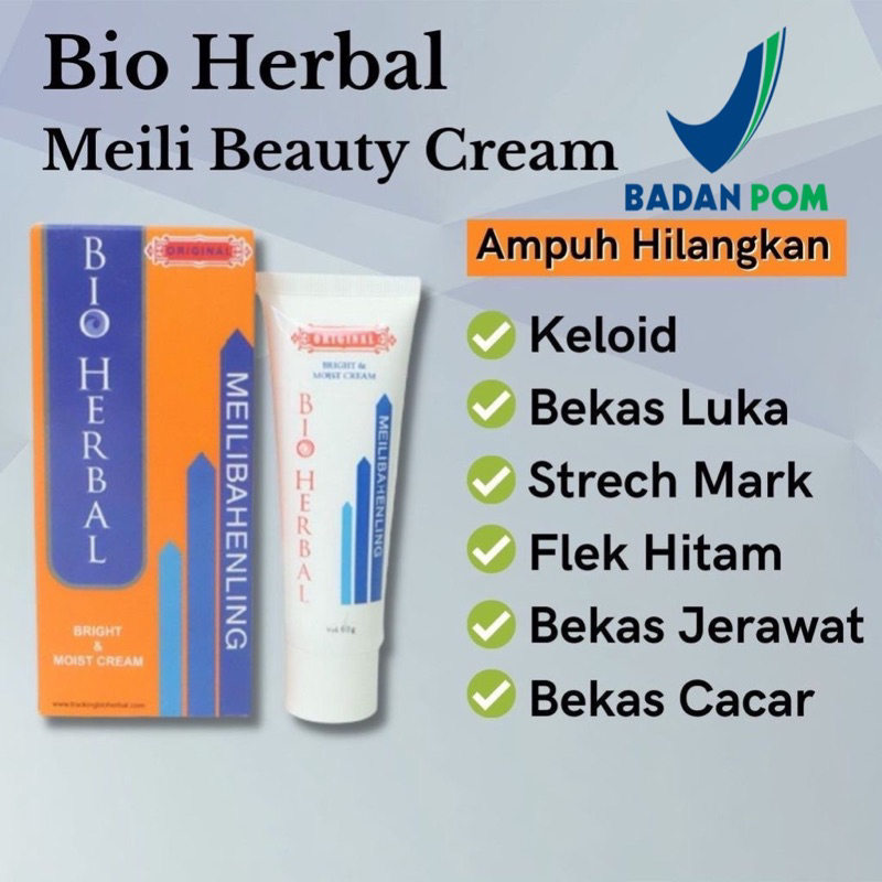 Bpom Original Meilibahenling Penghilang Bekas Luka HItam Bopeng Koreng /Jerawat Permanen