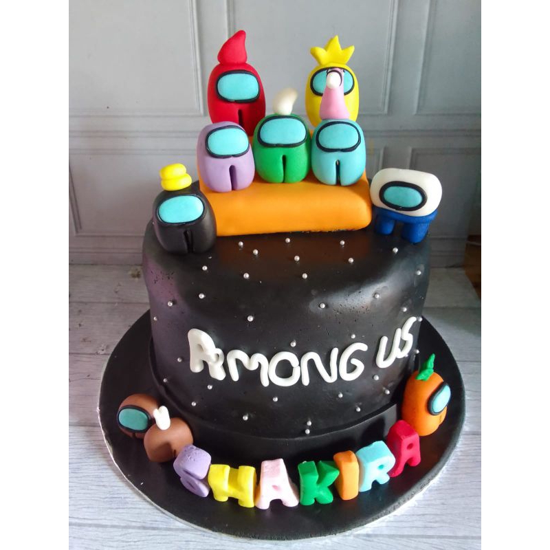 

Custom cake/kue ulang tahun uk.20cm fondan