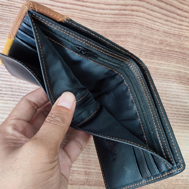 Dompet Lipat Kulit Asli | Dompet Kulit Pria Motif Press