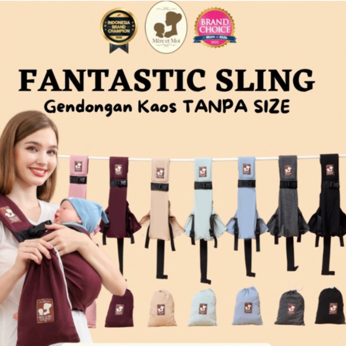 FANTASTIC SLING by MERE ET MOI - GENDONGAN ERGONOMIS PRAKTIS DAN RINGAN