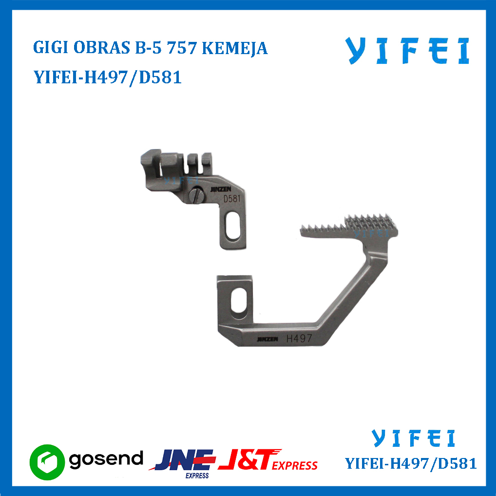 GIGI OBRAS B-5 757 KEMEJA 3*5 8MM H497/D498/D502 YIFEI-H497/D581