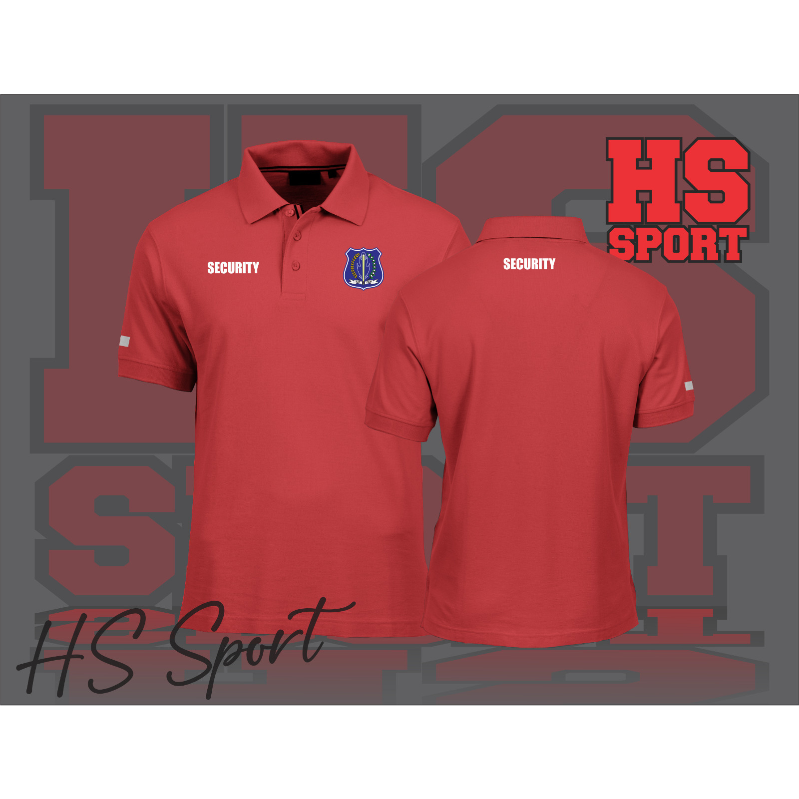 POLO SECURITY - BAJU POLO SECURITY KECIL DEPAN BELAKANG - BAJU KERAH POLO SECURITY