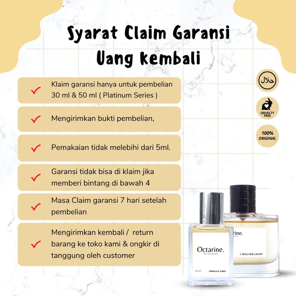 OCTARINE Parfum Pria Tahan Lama Aroma Fresh Maskulin BEST SELLER MEN