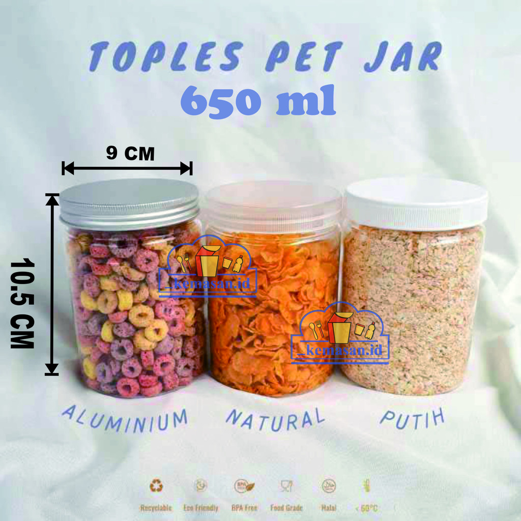 

TOPLES 650ML TUTUP NATURAL 9x10.5