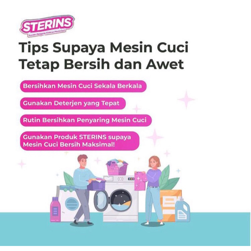 Sterins / Putto Washing Machine Cleaner / Pembersih mesin cuci