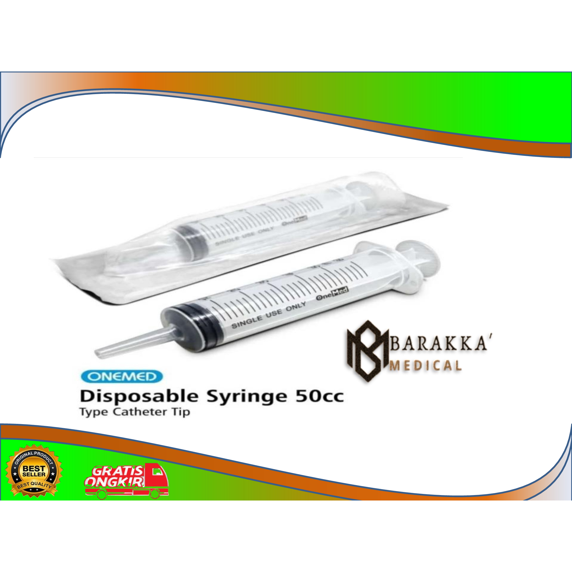 Syringe Catheter tip One med