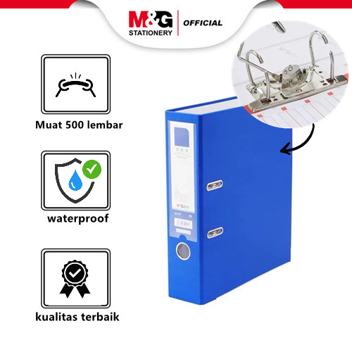 

M&G A4 ECONOMIC LEVER ARCH FILE FOLDER 3"285*315*75MM BLUE