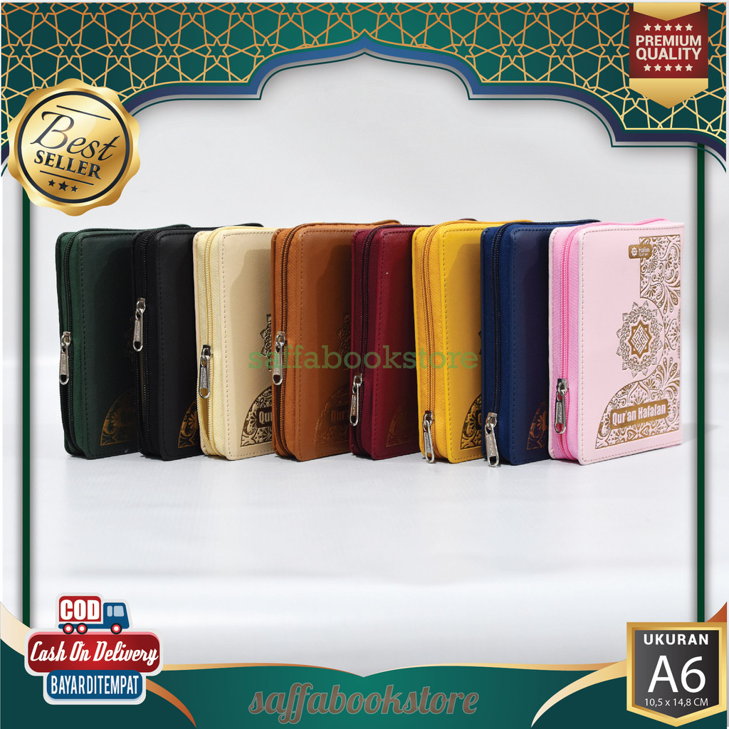 Alquran Resleting Non Terjemah Al Quran Hafalan Halim Resleting A6 Nisfu Ukuran 10cm x 15cm Mushaf T