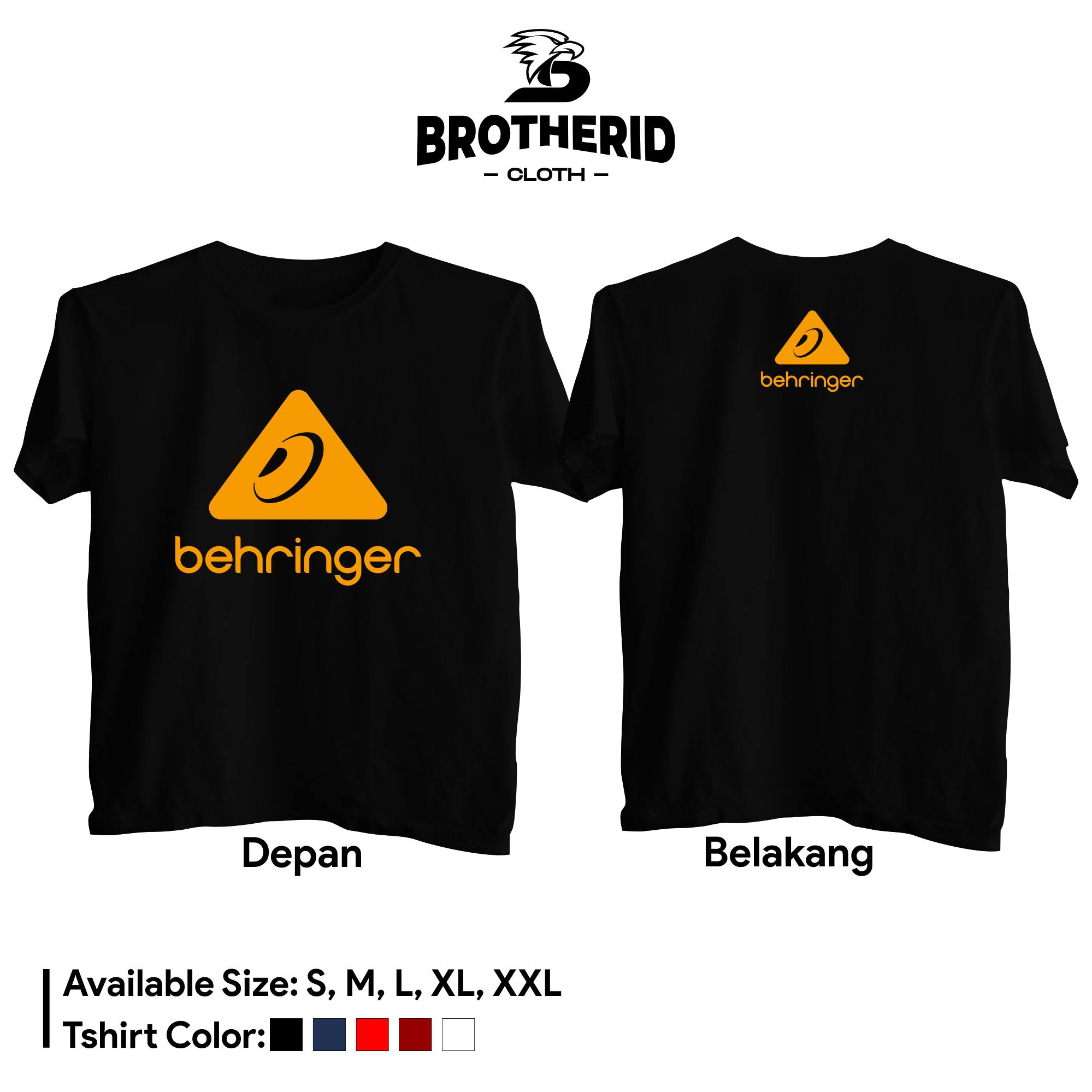 Kaos Behringer Mixer Audio Baju Operator Sound System Original
