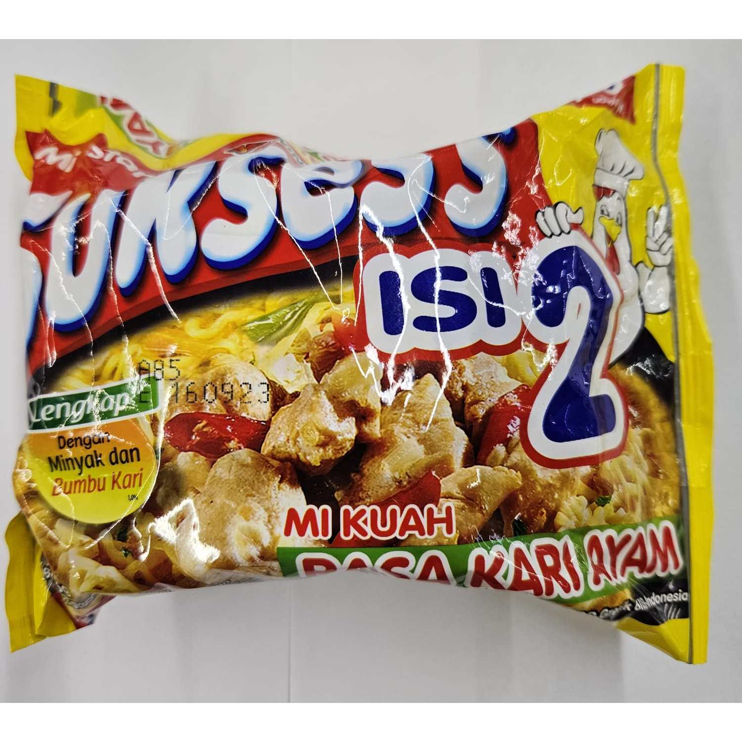 Suksess Mie Instant isi 2 Soto Kari Ayam Geprek Bawang Kecap Kremes 111 gram