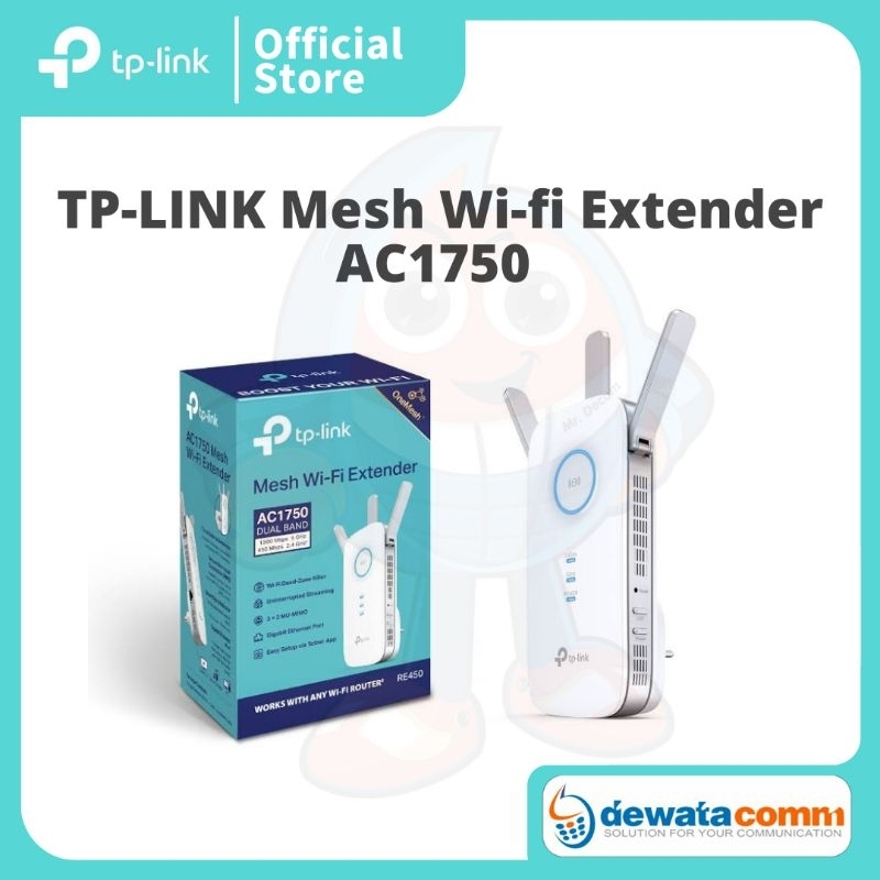 TP-LINK MESH WIFI EXTENDER AC1750