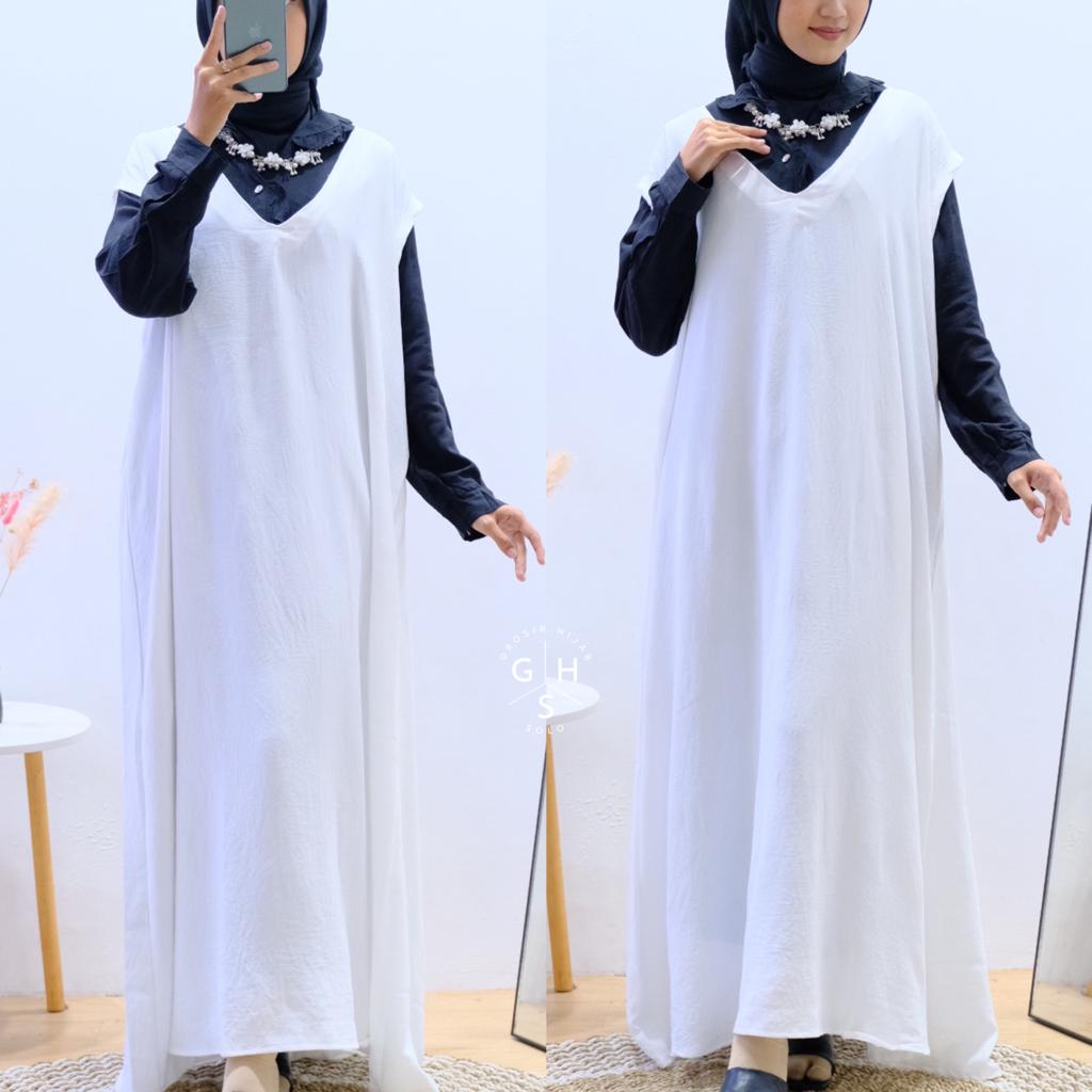 (DBY) LONG OVERAL LISA OVERSIZE ATASAN WANITA BAHAN CRINCLE AIRFLOW