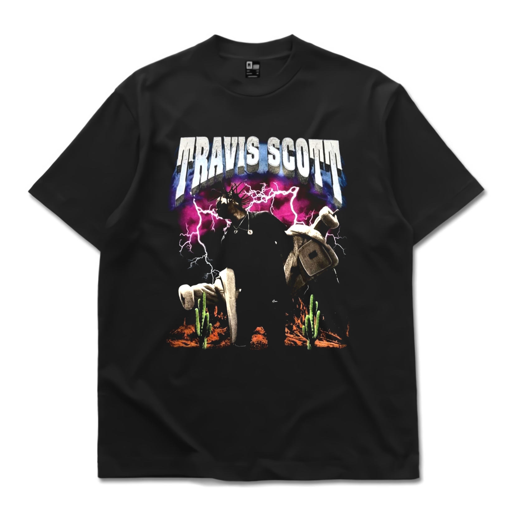 KAOS VINTAGE TRAVIS SCOTT | T-SHIRT RAPPER TRAVIS SCOTT | BAJU OVERSIZE TRAVIS SCOTT