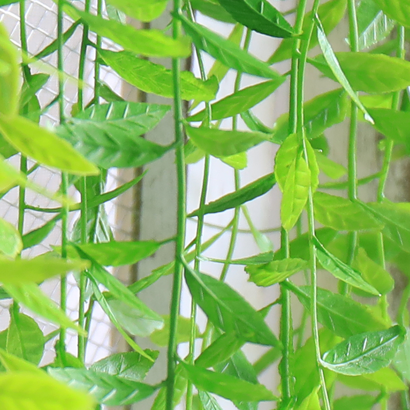 T&amp;Y Daun Rambat Juntai Plastik Artifisial 100Cm Daun Hias Dekorasi Pesta Tanaman Gantung Sintetis Buatan Bunga Hias Dinding Ruangan Rumah Kamar Kantor Murah