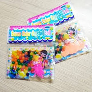 Waterbeads / Hydrogel Multicolor / Water Beads Mainan Biogel anak Animal Rendaman/ Bola