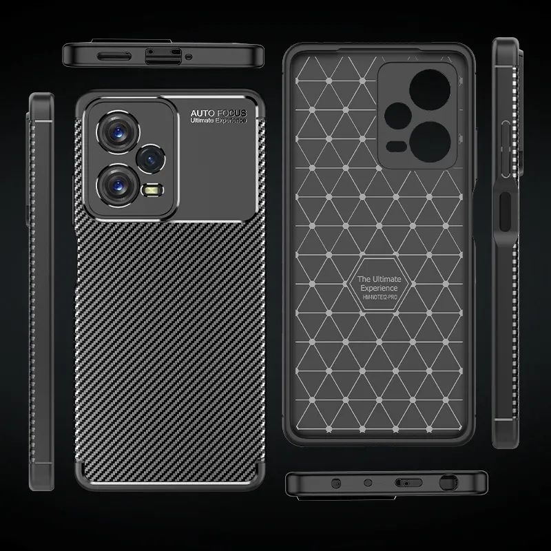 Case Xiaomi Redmi Note 10 10s 11 / 10 11 12 Pro 4G 5G Softcase Carbon Autofocus Original