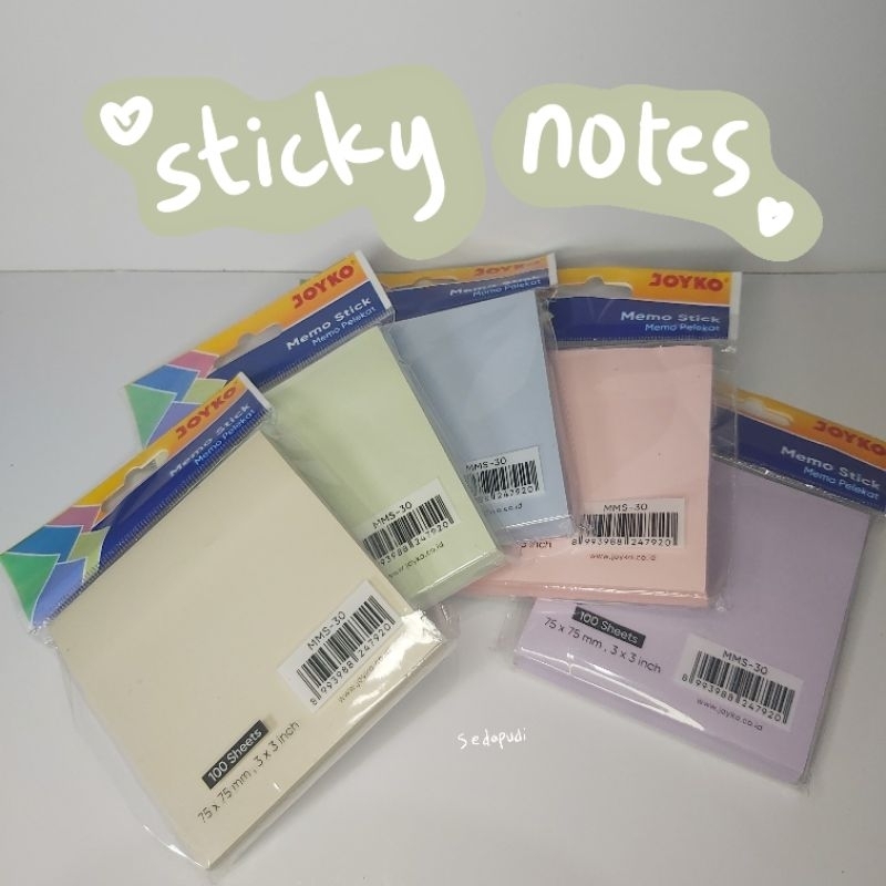 

sticky notes