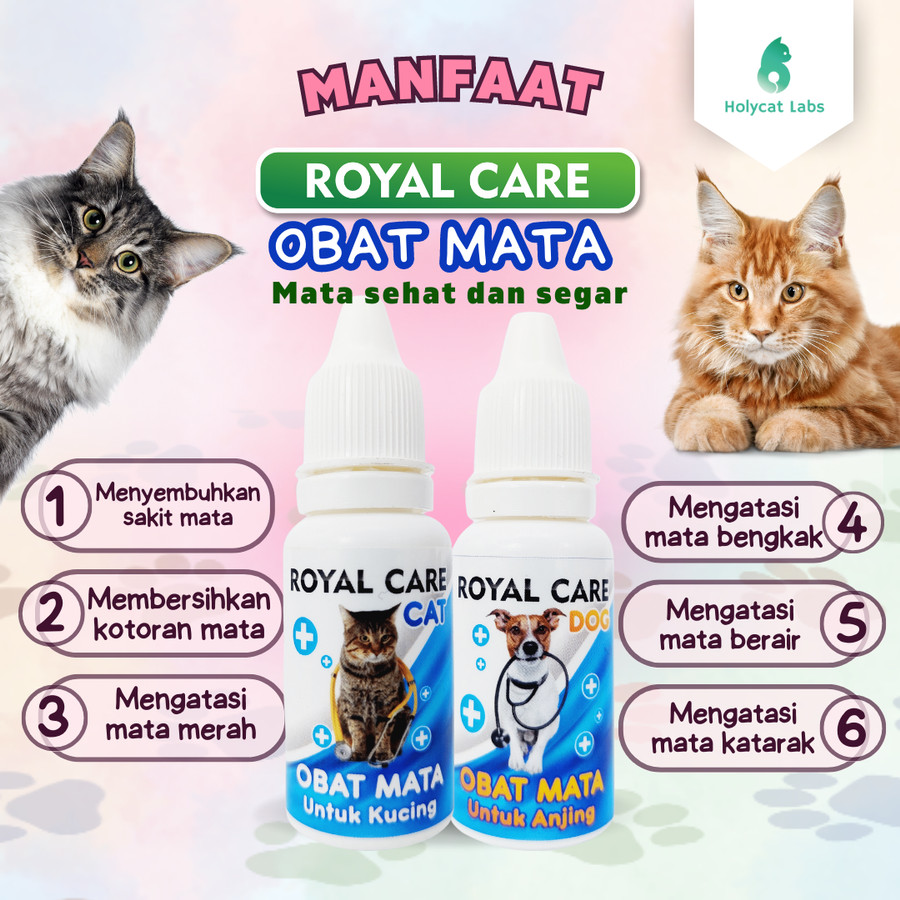 Royal Care Obat Mata Tetes Kucing Ampuh Mengobati Iritasi Mata 10ml