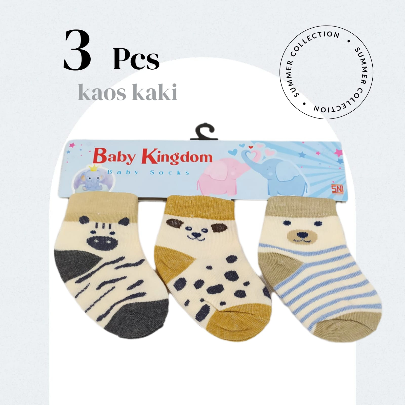 Kaos Kaki Bayi Lurus Spandek Baru Lahir Newborn 0-1 Tahun