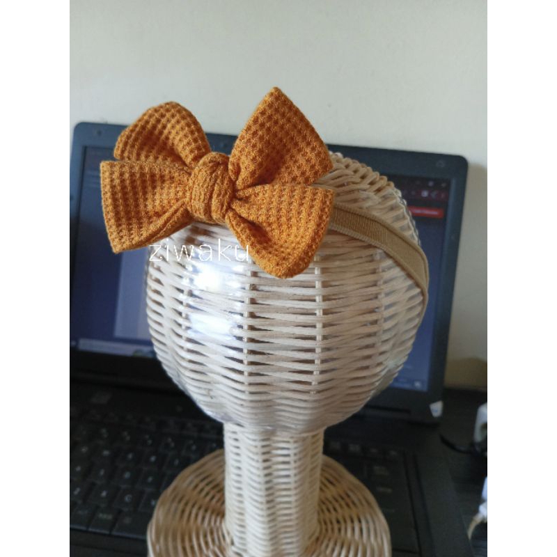 Bandana Bayi VINTA knitt Tali Nylon Aksesoris Rambut Ziwaku