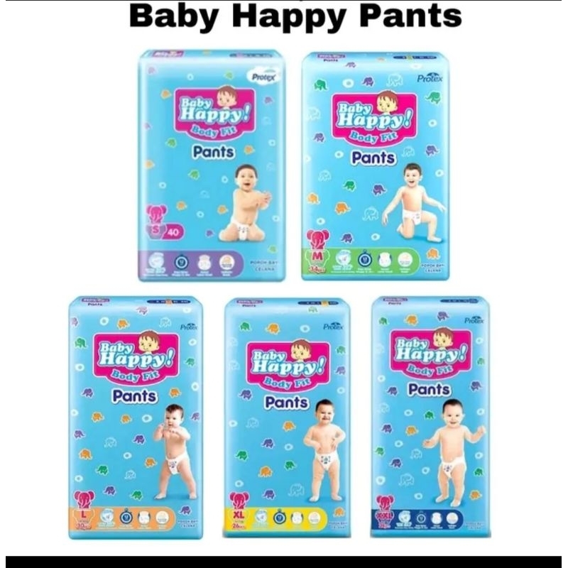 BABY HAPPY S40/ M34/ L28/ XL24/ XXL26 READY STOK