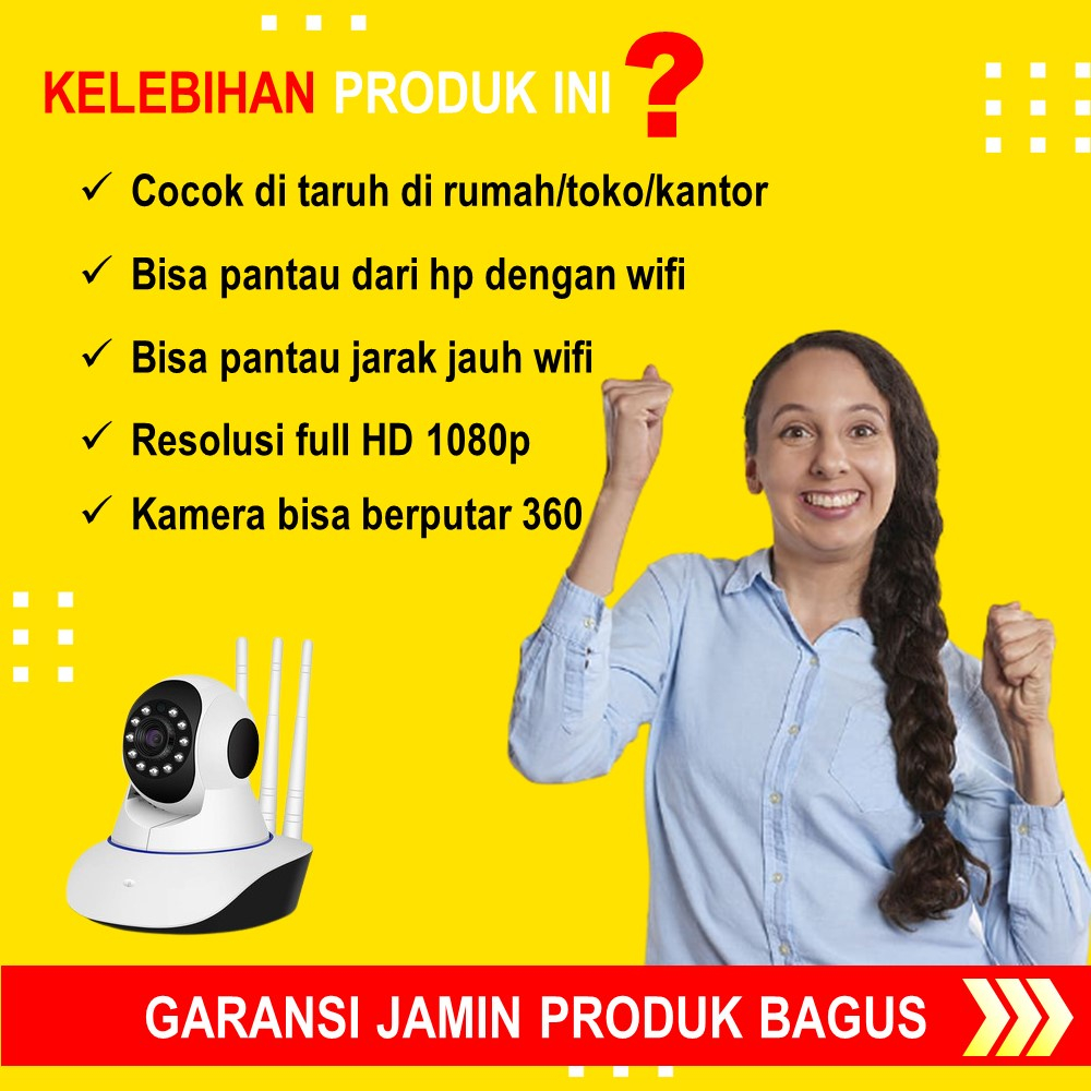 KAMERA MINI CCTV WIFI CAMERA PENGINTAI MINI TERSEMBUNYI KECIL JARAK JAUH SPY SPYCAM IP HIDDEN CAMERA WIRELESS PENGINTIP PENGAWAS FULL HD 1080 JS04