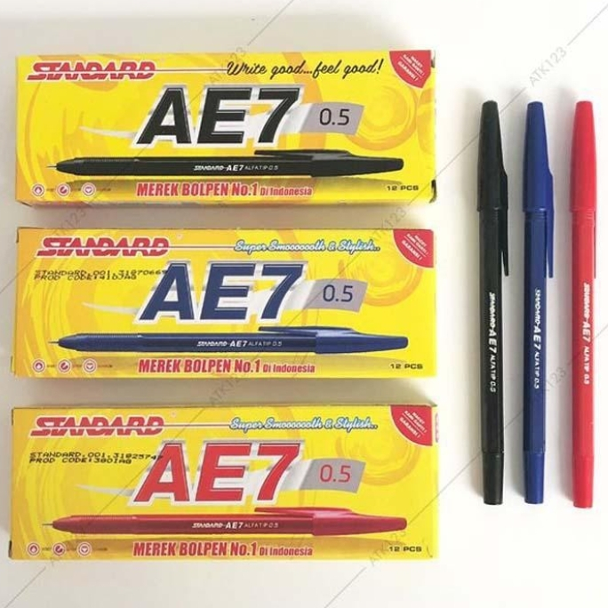 

Pulpen Bolpen Bolpoint Standard AE7