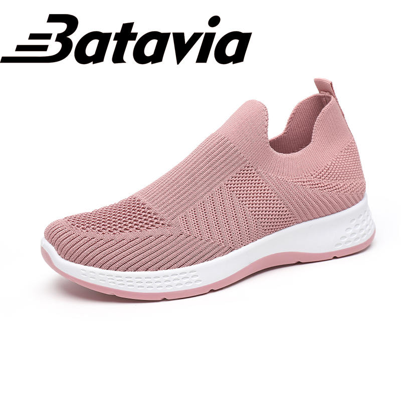 Batavia Sepatu terbaru sepatu wanita impor fashion sepatu wanita bernapas sepatu wanita kasual sneakers nyaman sepatu wanita D3