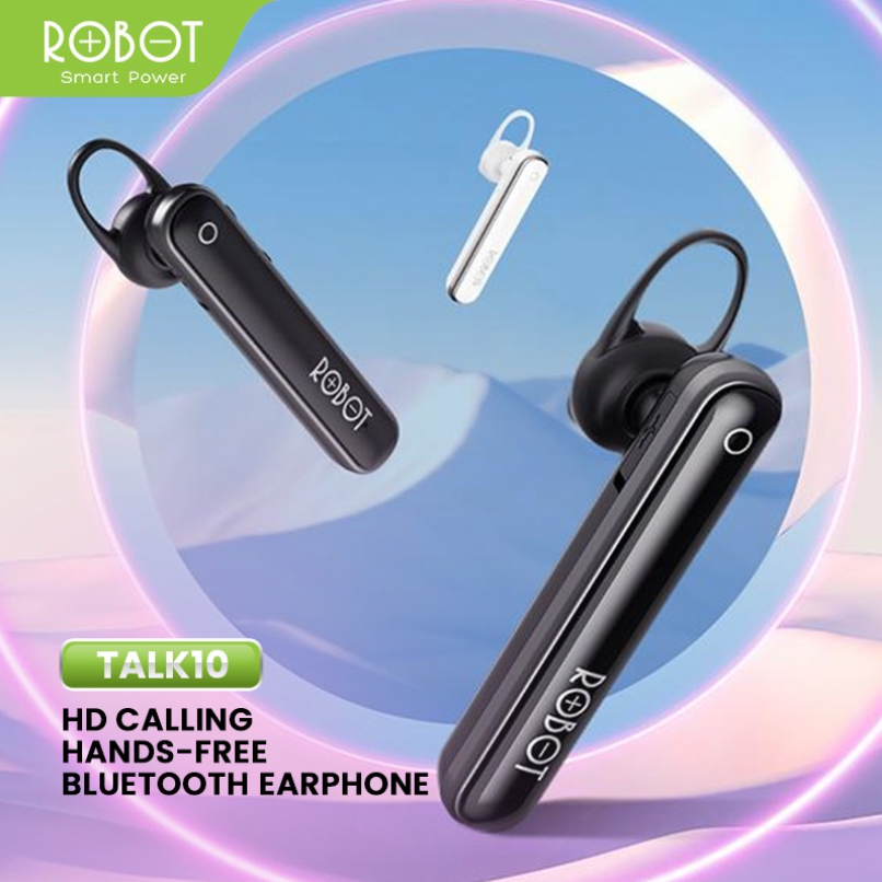 Robot Talk10 Bluetooth Earphone Smartphone Original - Garansi 1 Tahun