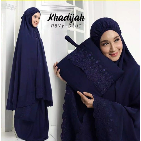 mukena katun dewasa jumbo mukena renda bordir/mukena jumbo