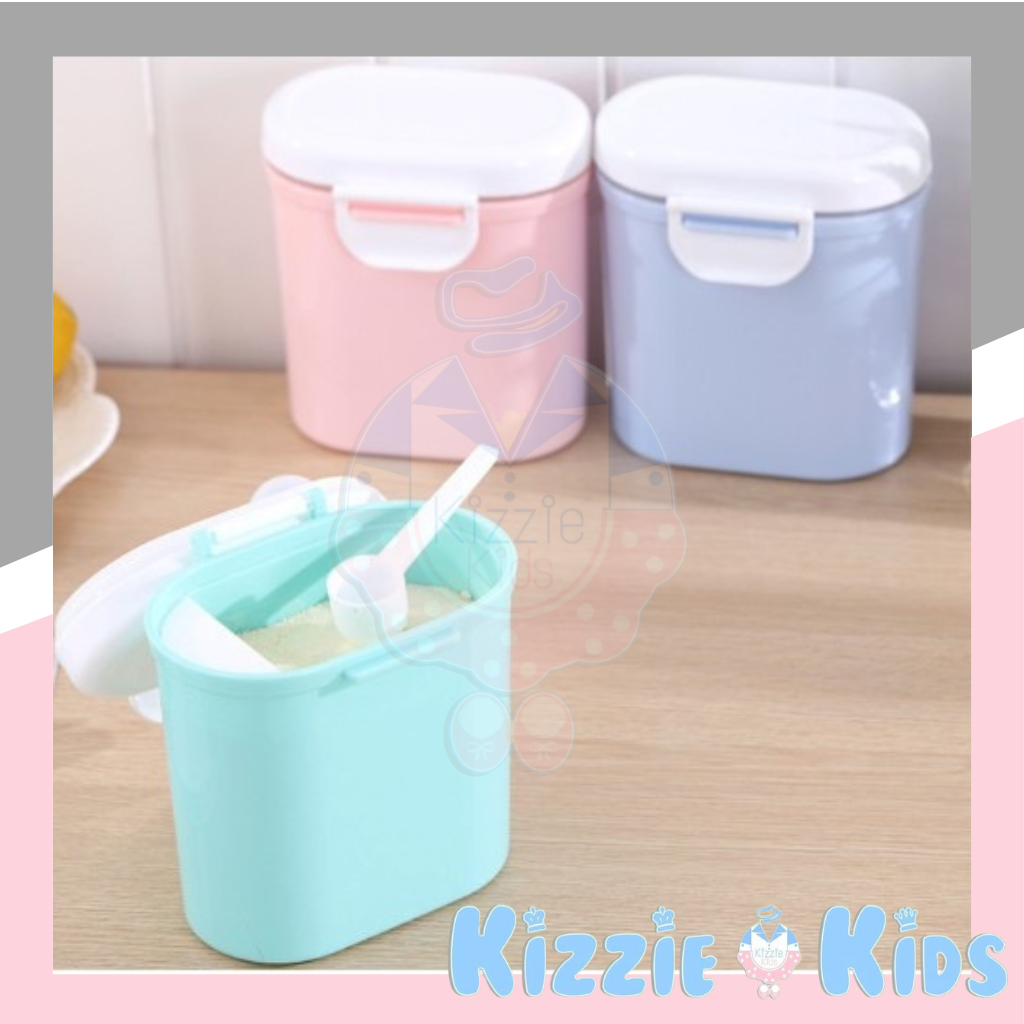 Kizzie Milk Powder Container / Tempat Susu Bubuk / Tempat Susu / Kotak Susu Traveling