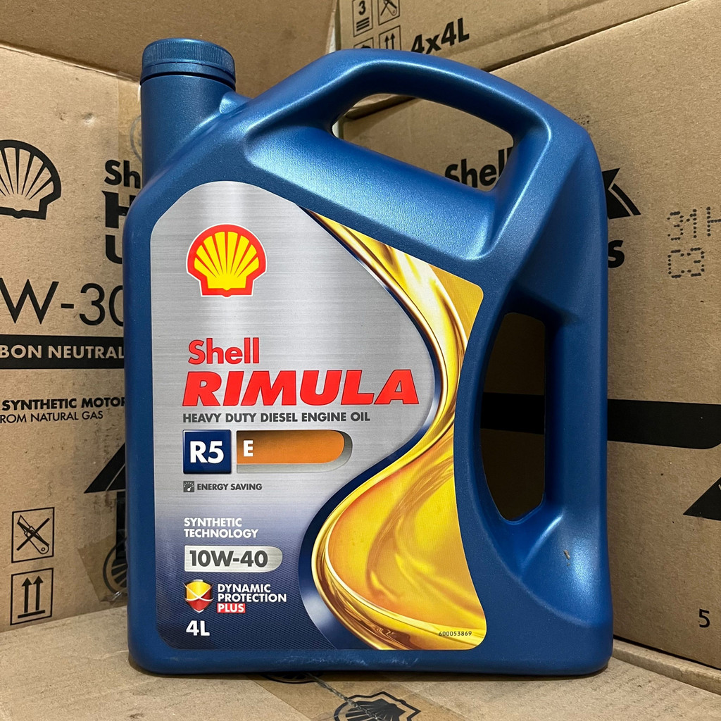 Shell Rimula R5E 10W-40 - OLI MOBIL ( 4 LITER )