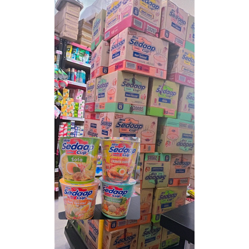 

SEDAP CUP 1 dus isi 12pc KARTONAN