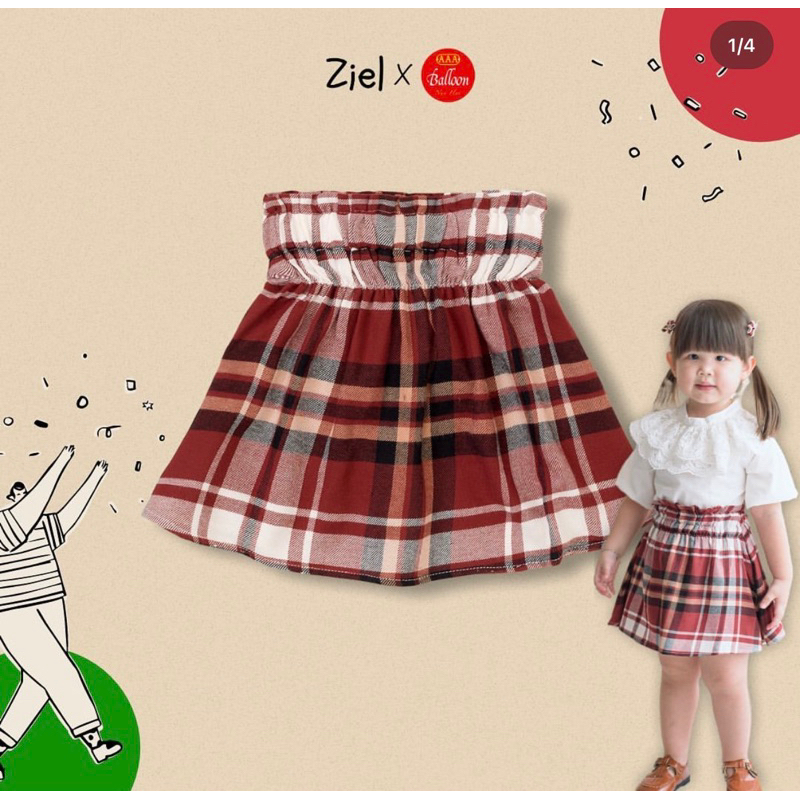 PRELOVED Mekar Skirt Ziel.kids