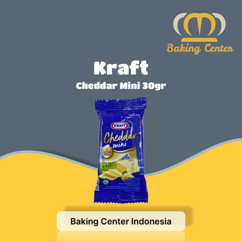 

Keju Kraft Cheddar Mini 30gr