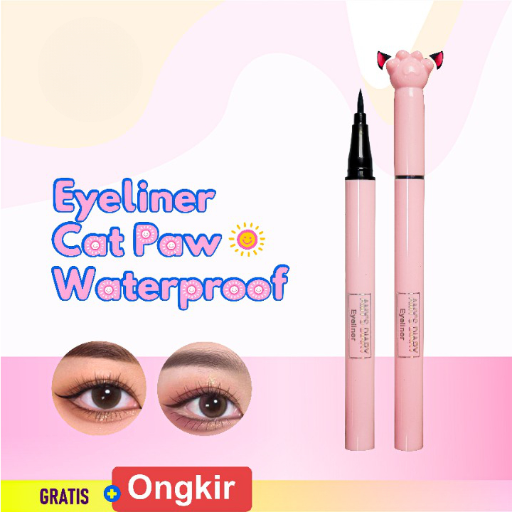 [PAKET HEMAT] BPOM Eye Set Makeup Special Pinky Series Maskara Eyeliner Penjepit Bulu Mata 3 In 1