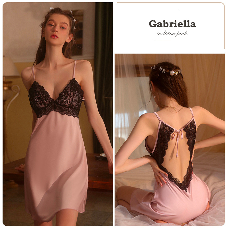 DeSecrettz GABRIELLA Baju Tidur Wanita Dewasa Model Lingerie Sexy, Di Bagian Bra Ada Busa