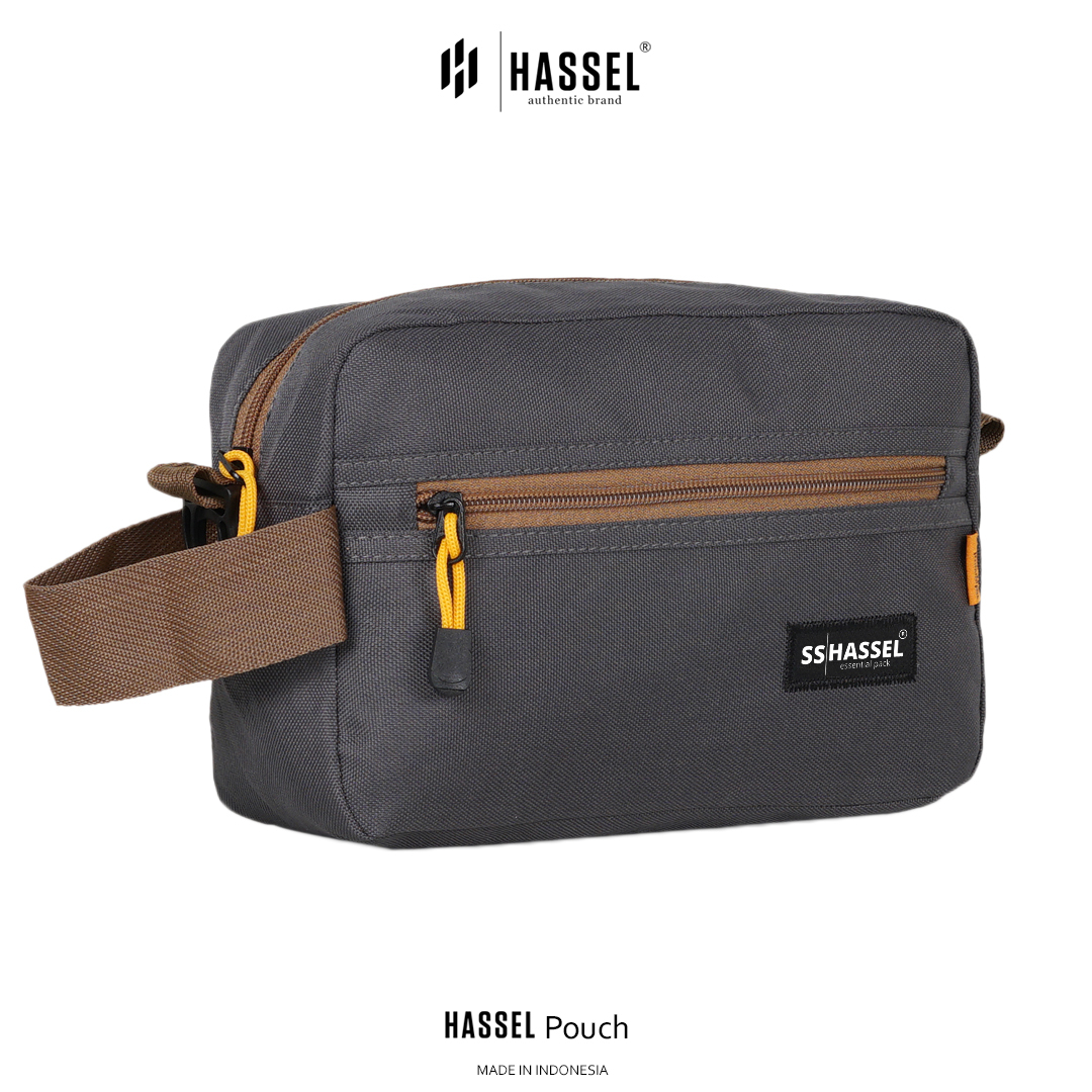 Tas Selempang HASSEL POUCH / Tas Waistbag Pria / Tas Selempang Pria Wanita / Tas Handbag - Hijau