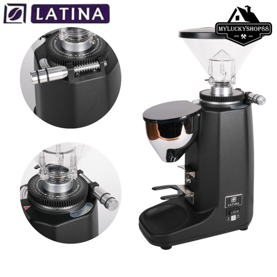 Latina Pelican DX60-V Digital Espresso Coffee Grinder Vega Pelikan DX60V