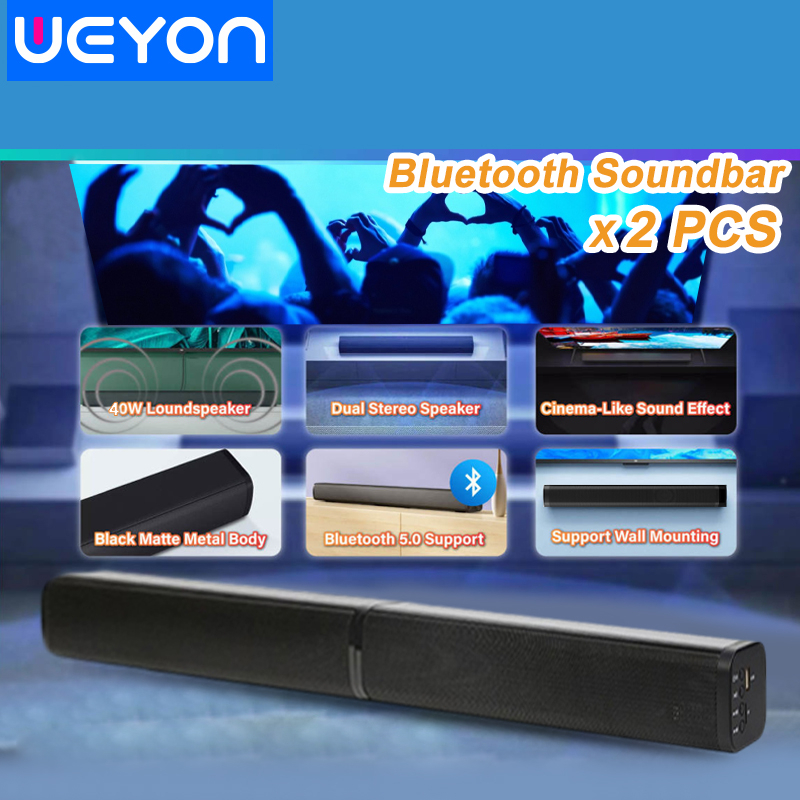 Weyon Sakura Soundbar TV Speaker Bluetooth Wireless Speaker Portable Soundbar