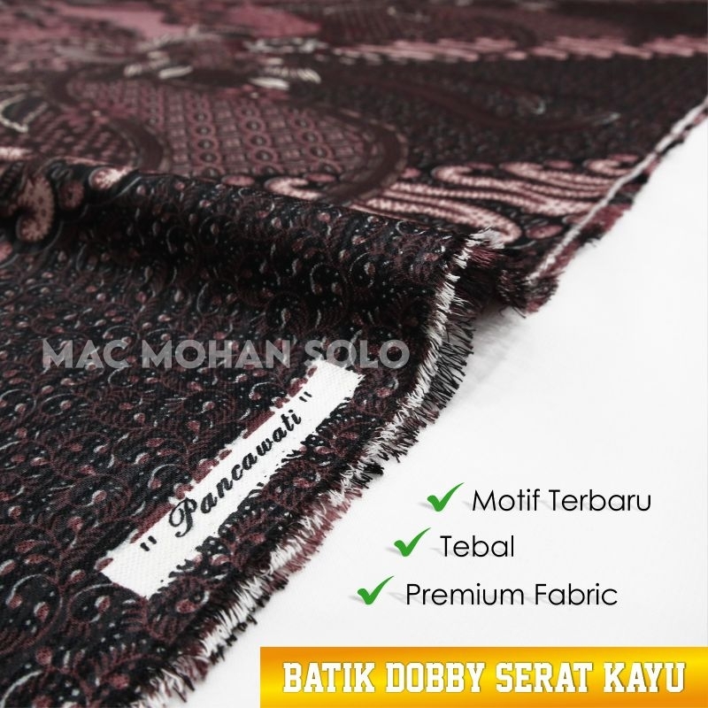 [TERBARU] Kain Batik Dobby 'Serat Kayu ' Kain Batik Katun Per 0.5m Batik Kekinian Printing HQ Fabric